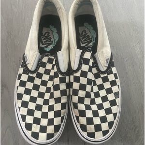 Black and White Checkered Vans